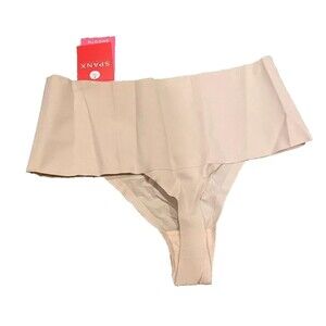 Spanx Undie-tectable Thong Shapewear Panties Underwear Women's Size M Nude